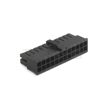 Pitch 4.2mm Male 双排 Housing 2X12Pin 黑色